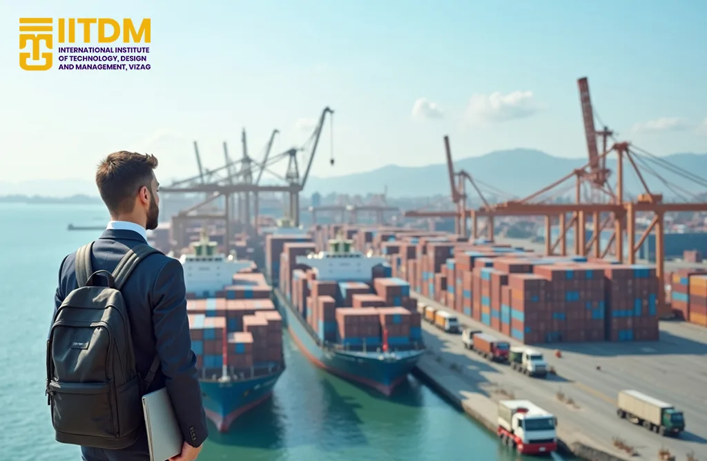 PGDM Student at IITDM Vizag Studying Port Operations and Global Logistics in Action